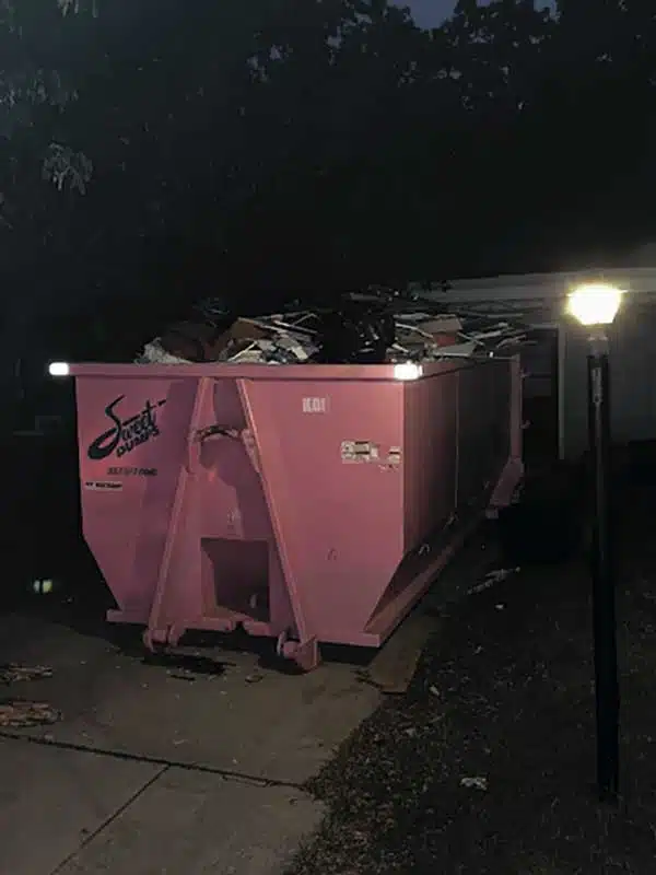 Bulk Trash Dumpster in Fort Worth