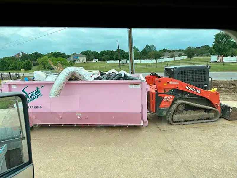 Bulk Trash Dumpster in Fort Worth