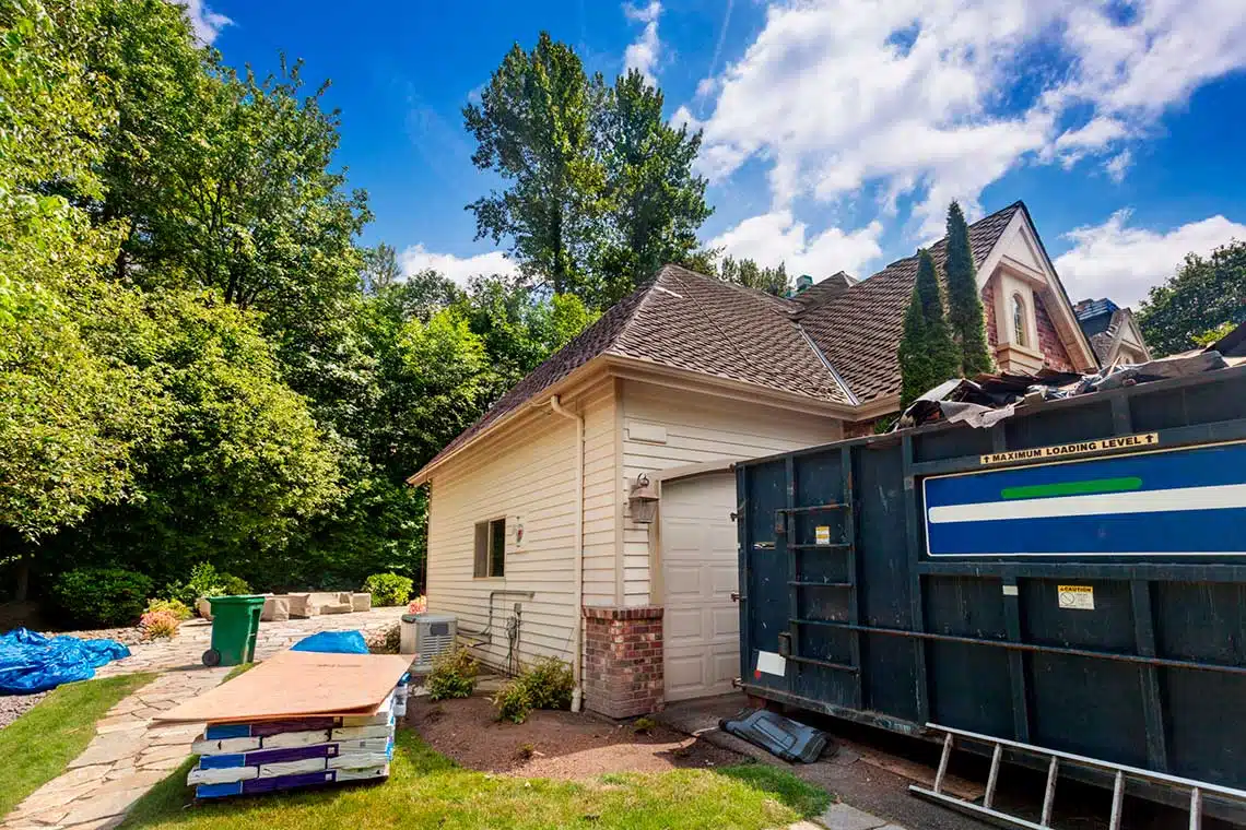 Roll Off Dumpsters For Roofing Projects